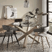 Kave Home Lotus Koffietafel Rondvormig 3 poot/poten