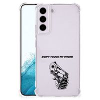 Samsung Galaxy S22 Anti Shock Case Gun Don't Touch My Phone