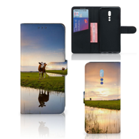 OPPO Reno Z Telefoonhoesje met Pasjes Koe