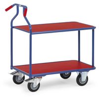 Fetra Hauptartikel 3601 Tafelwagen Staal Poedercoating Laadvermogen (max.): 400 kg Blauw, Rood - thumbnail