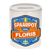 Vrolijke kinder spaarpot voor Floris   -