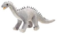 Wild Republic knuffel Dinosauria Diplodocus 71 cm pluche grijs