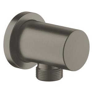 Wandaansluitbocht Grohe Rainshower Hard Graphite Geborsteld