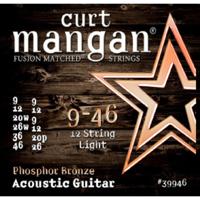 Curt Mangan Phosphor Bronze 9-46 12-String Light snarenset voor 12-snarige akoestische gitaar