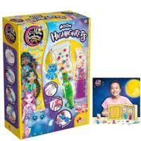 Lisciani - MOON ACADEMY - Gepersonaliseerde markeerstiftenset voor kinderen vanaf 8 jaar - Creatieve doos - Handmatige activiteit - Creatief cadeau - DIY schrijfwaren - Decoratieve markeerstiften