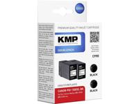 KMP Inktcartridge vervangt Canon PGI-1500BK XL Compatibel 2-pack Zwart C99D 1564,0021