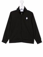 Marcelo Burlon County Of Milan Kids veste de sport Cross à broderies - Noir