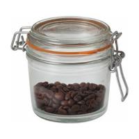 Voorraad/weckpot - transparant - glas - 10,5 x 10 cm - 500 ml - Le Parfait