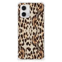 Motorola Moto G73 Case Anti-shock Leopard