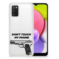 Samsung Galaxy A03S Silicone-hoesje Pistol DTMP - thumbnail