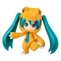 Character Vocal Series 01 Nendoroid Action Figure Hatsune Miku: Kigurumi Agumon Ver. 10 cm