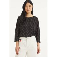 VERO MODA trui VMALICIA met stippen donkerblauw