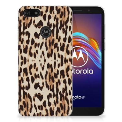 Motorola Moto E6 Play TPU Hoesje Leopard Motorola Moto E6 Play TPU Hoesje Leopard