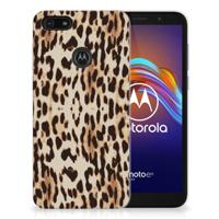 Motorola Moto E6 Play TPU Hoesje Leopard