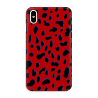 Red Leopard: iPhone X Tough Case - thumbnail