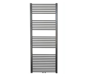 Sanicare design handdoekradiator 60x160cm midden aansluiting gunmetal