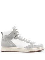 Polo Ralph Lauren baskets montantes Court en daim - Blanc