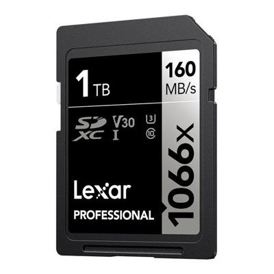 Lexar 1TB SD Pro UHS-I U3 V30 1066x 160MB/s geheugenkaart