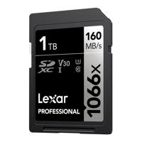 Lexar 1TB SD Pro UHS-I U3 V30 1066x 160MB/s geheugenkaart