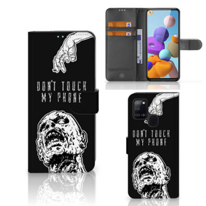 Portemonnee Hoesje Samsung Galaxy A21s Zombie