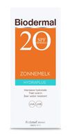 Biodermal Zonnemelk hydraplus SPF20 (200 ml)