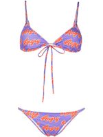 Natasha Zinko bikini Angry imprimé - Violet - thumbnail