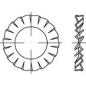 TOOLCRAFT 138451 Lamellenschijven Binnendiameter: 3.7 mm DIN 6798 Verenstaal Galvanisch verzinkt 500 stuk(s)