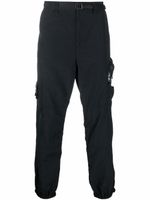 MSGM pantalon taille-haute à poches cargo - Noir