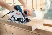 Bosch GKS 165 16,5 cm Zwart, Blauw, Rood, Zilver 4900 RPM 1100 W - thumbnail