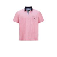 Charles Colby oversized polo EARL ZEON Plus Size met logo roze