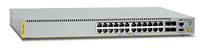 AT-x230-28GT-50 | 24 x 10/100/1000T PoE, 4 x 100/1000X SFP, single fixed PSU