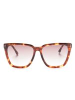 Isabel Marant Eyewear lunettes de soleil carrées - Marron