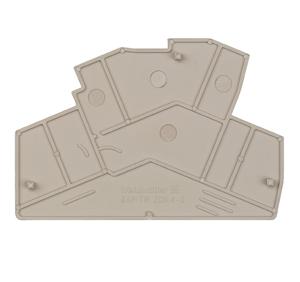 Weidmüller 8670760000 Afsluitplaat Beige 50 stuk(s)