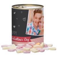 Snoepblik bedrukken - Suikerhartjes