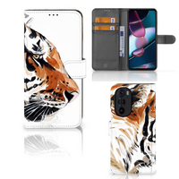 Hoesje Motorola Edge 30 Pro Watercolor Tiger - thumbnail