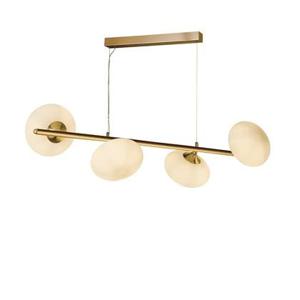 Searchlight Pebble Hanglamp 4-lichts - Goud