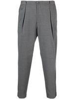 Briglia 1949 pressed-crease tapered-leg trousers - Gris