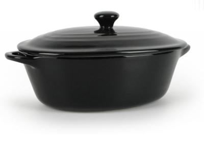 Yong ovenschotel 13.5x10cm met deksel zwart