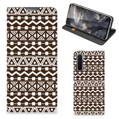 OnePlus Nord Hoesje met Magneet Aztec Brown