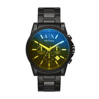 Horlogeband Armani Exchange AX2513 Roestvrij staal (RVS) Zwart 22mm - thumbnail