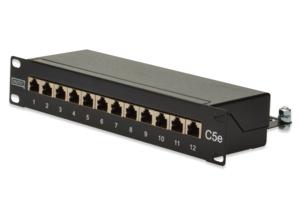 Digitus DN-91512S 12 poorten Netwerkpatchpaneel 254 mm (10) CAT 5e 1 HE Niet ingericht