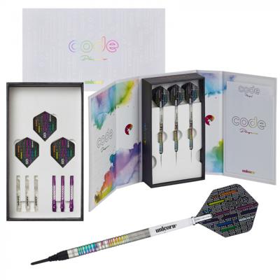 Unicorn dartset Chris Dobey softtip 90% 10-delig gewicht 20 Unicorn dartset Chris Dobey softtip 90% 10-delig gewicht 20