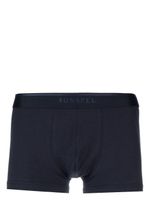 Sunspel boxers en coton à bande logo - Bleu