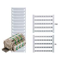 Klemmarkeerder, 6 mm Weidmüller DEK 6 FW 451-500 0468660451 Wit 500 stuk(s)