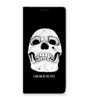 Mobiel BookCase Xiaomi Redmi Note 12 Pro Plus Skull Eyes - thumbnail