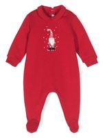 Il Gufo pyjamas en coton à broderies - Rouge