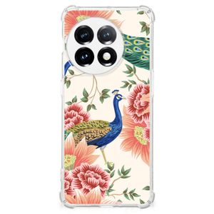 Case Anti-shock voor OnePlus 11 Pink Peacock