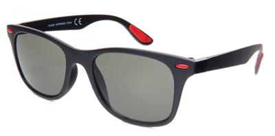 Kost zonnebril unisex wayfarer zwart/zilver (PZ20 098) Kost zonnebril unisex wayfarer zwart/zilver (PZ20 098)