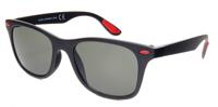 Kost zonnebril unisex wayfarer zwart/zilver (PZ20 098)