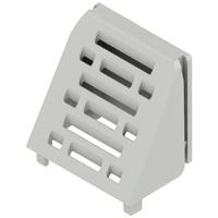 Weidmüller CH20M AD SHL 5.00/04 AGY 3747 Afdekkap Gesloten, Met ventilatiesleuven, Voor DIN-rail montage Kunststof Grijs (b x h) 22.5 mm x 23.7 mm 500 stuk(s)